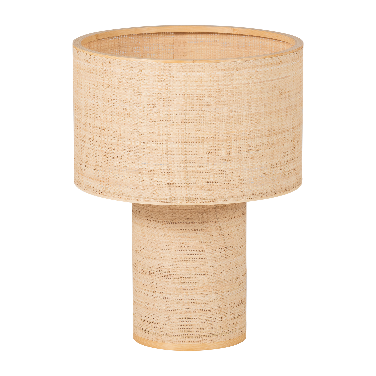 Tafellamp Syro Raffia 55 cm - Naturel