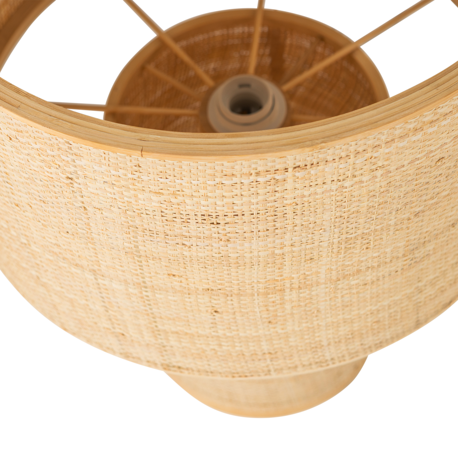 Tafellamp Syro Raffia 55 cm - Naturel - Afbeelding 3