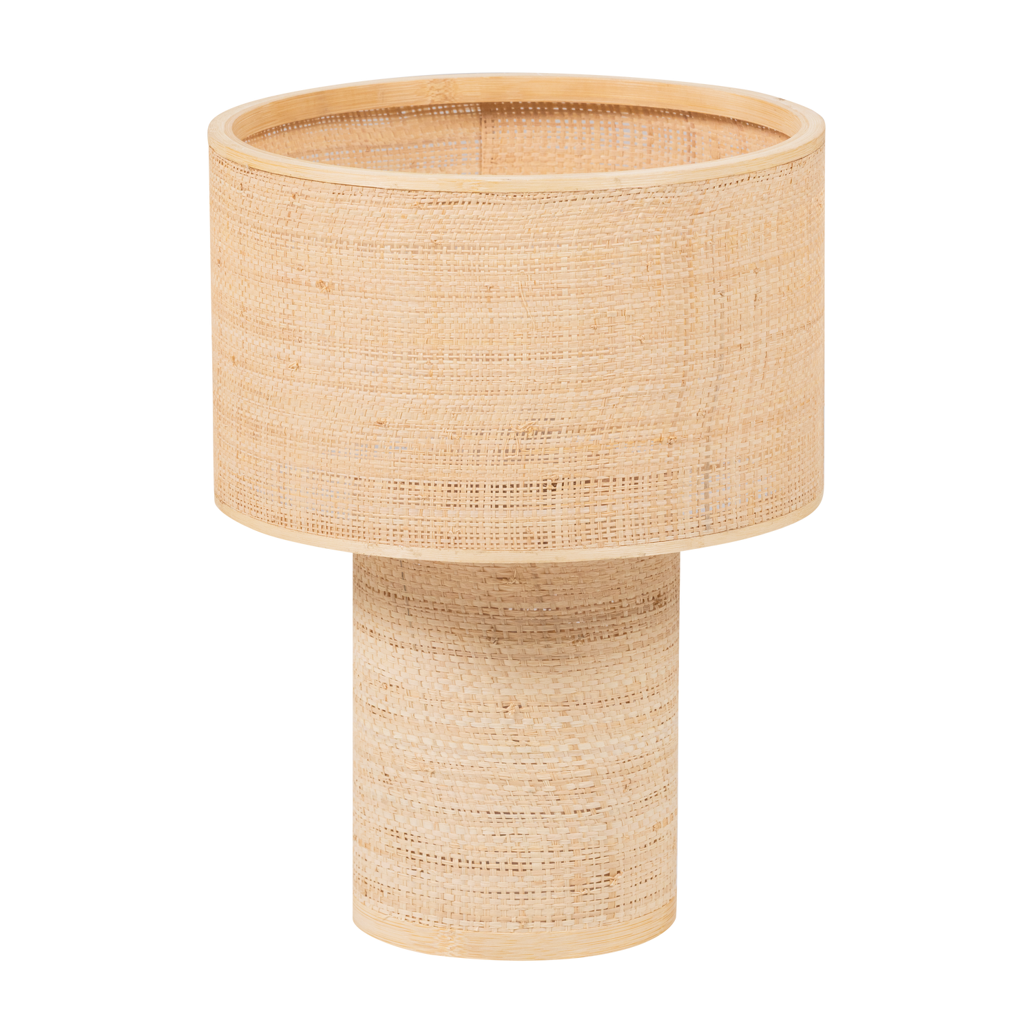 Tafellamp Syro Raffia 38 cm - Naturel