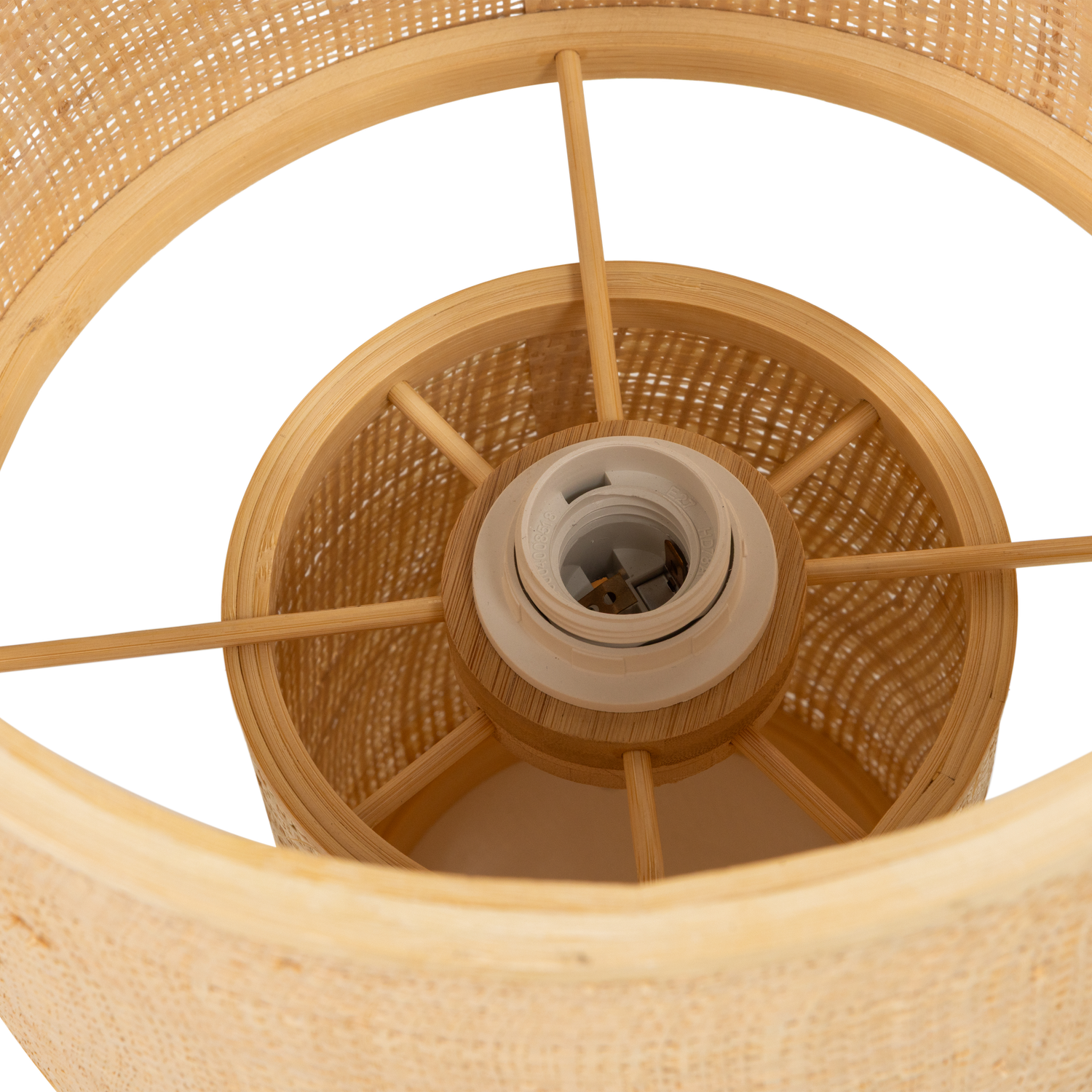 Tafellamp Syro Raffia 38 cm - Naturel - Afbeelding 5