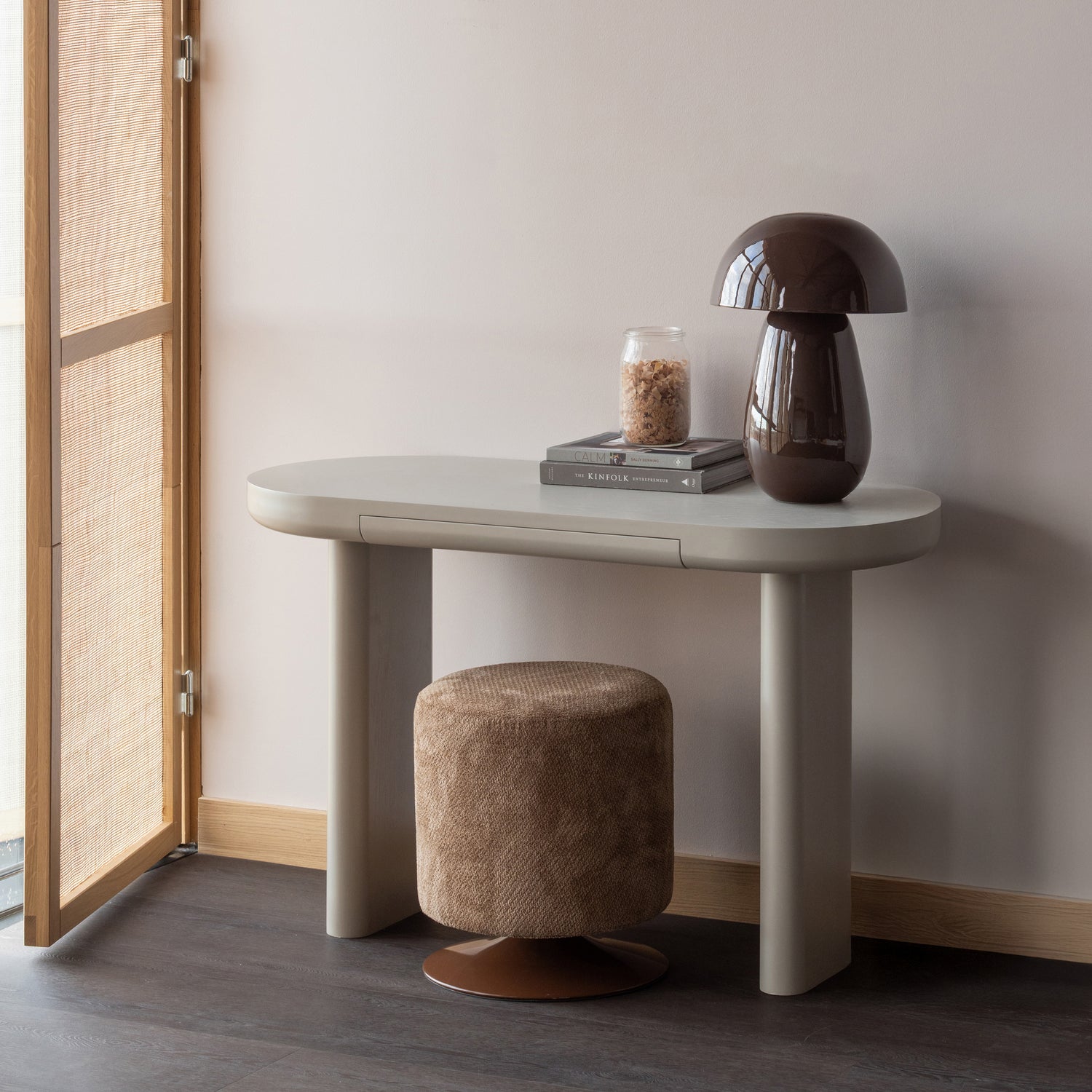 Tafellamp Lumor kleur Bruin - Afbeelding 3