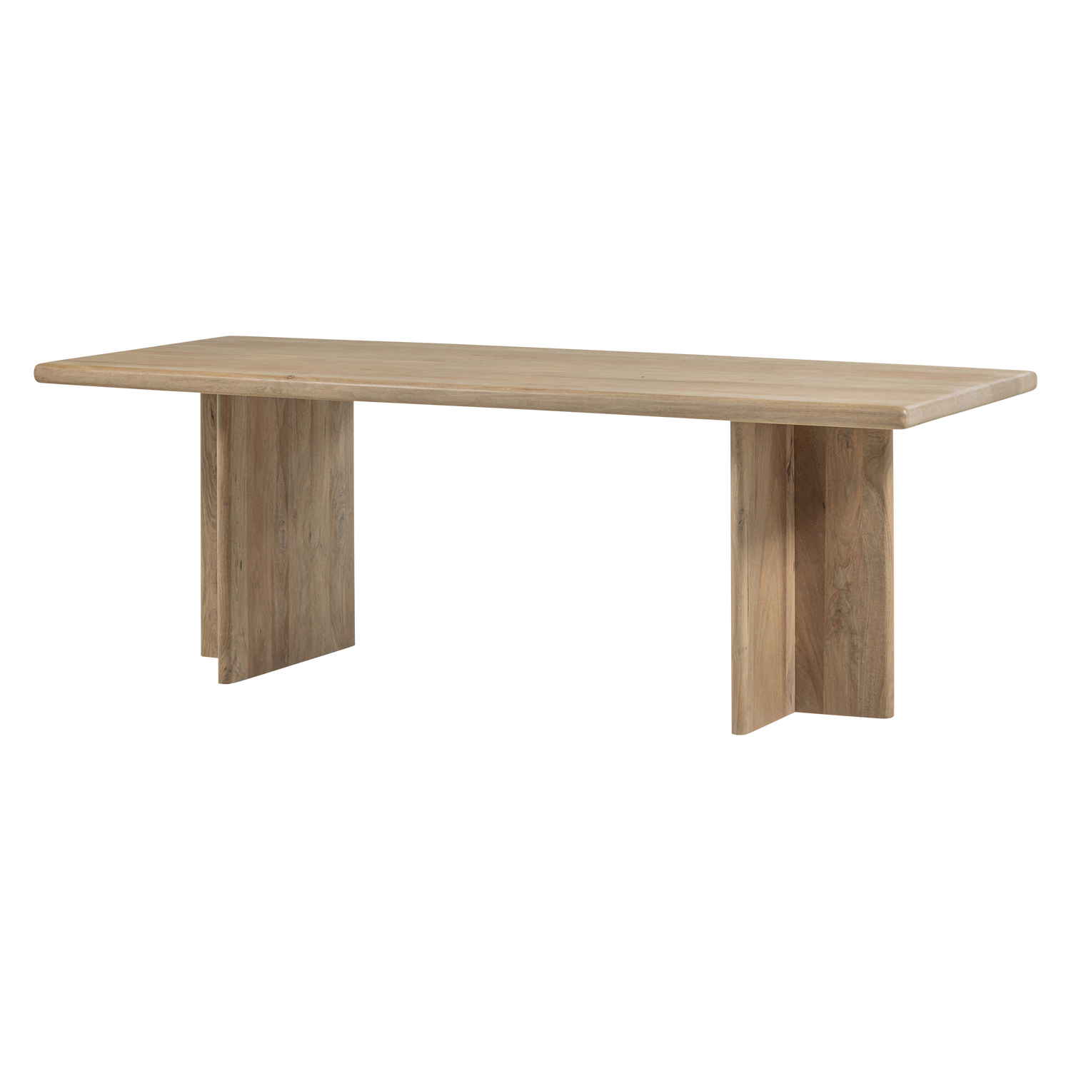 Eettafel Ato Mangohout 220x90 cm - Naturel