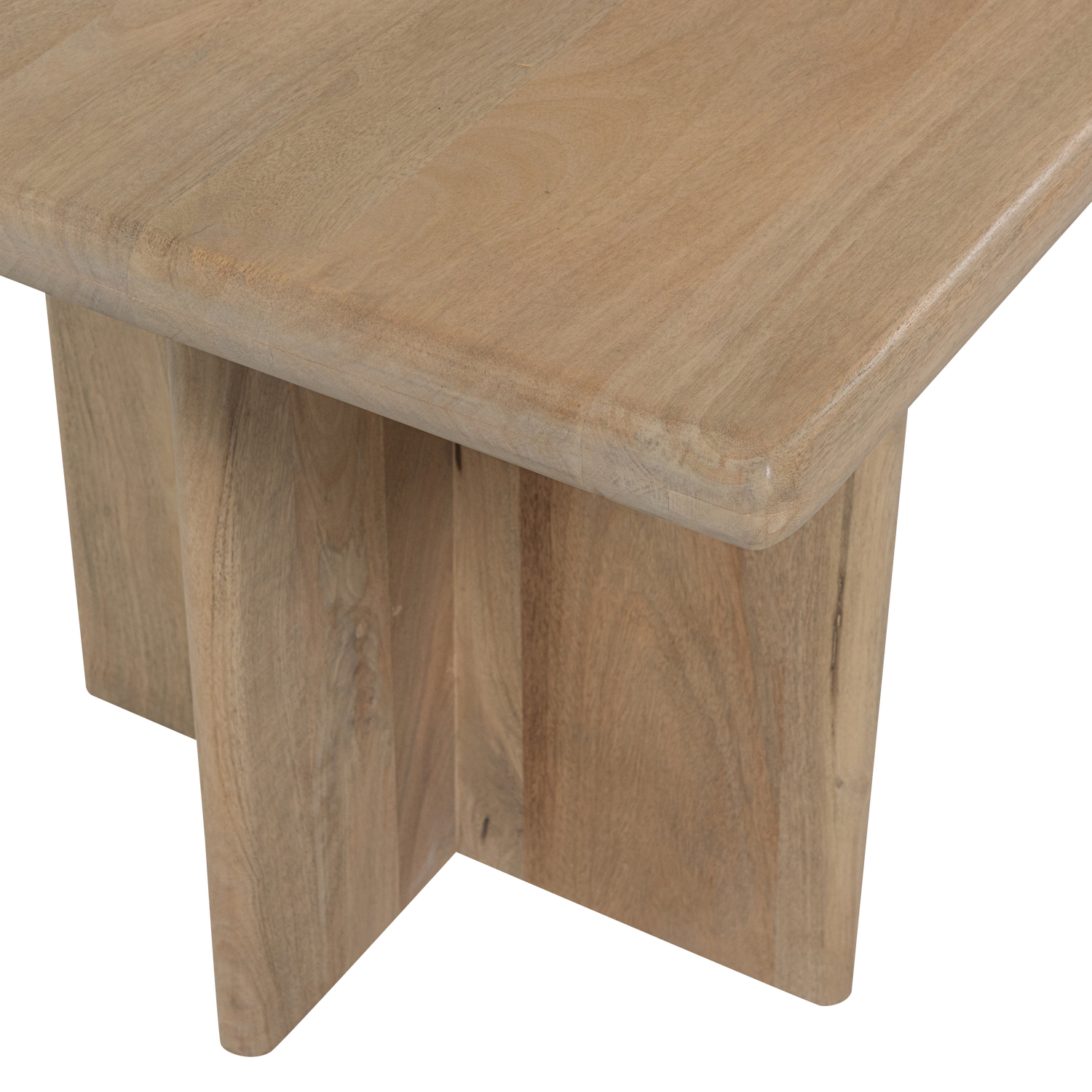 Eettafel Ato Mangohout 180x90 cm - Naturel - Afbeelding 5