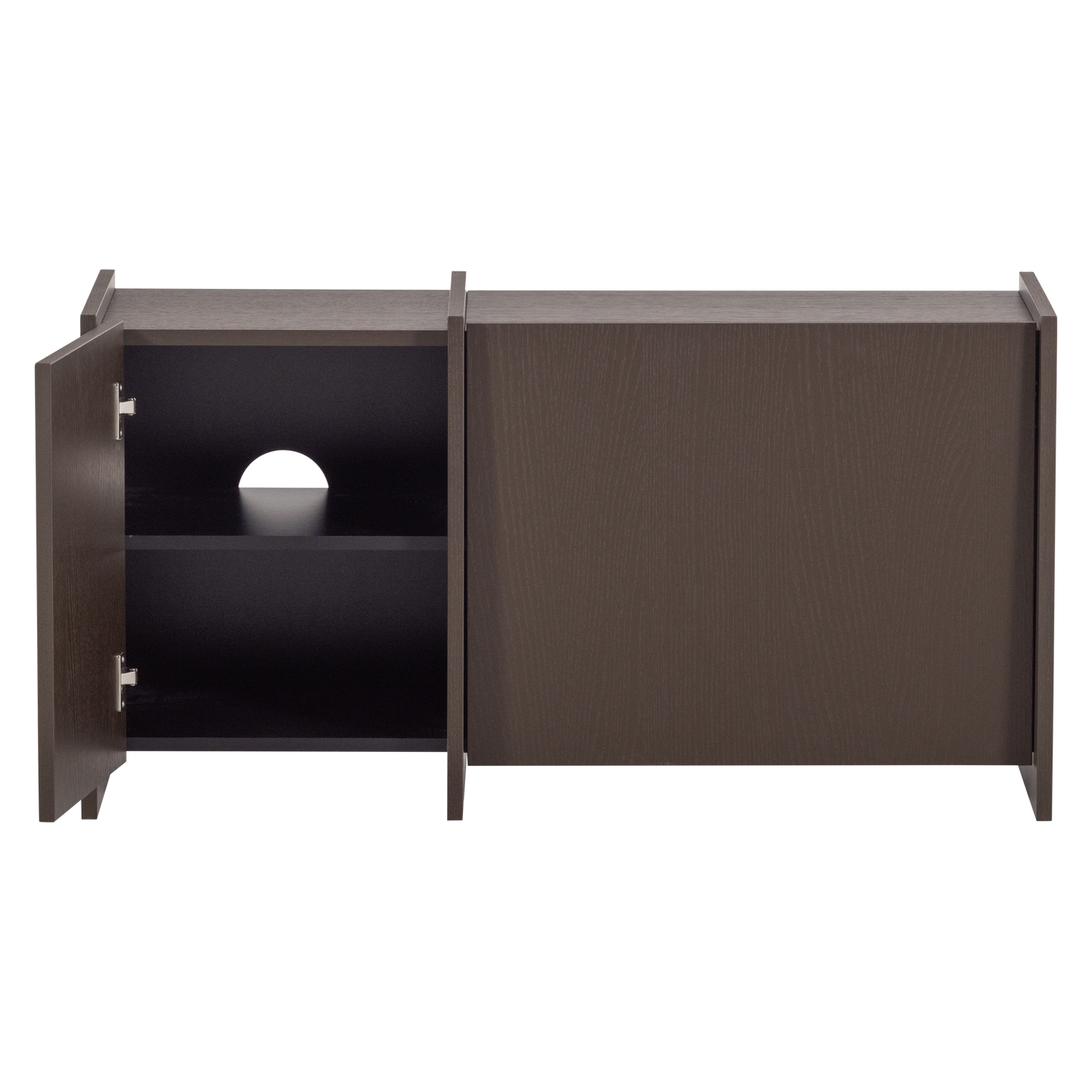 TV Meubel Brock Essen Fineer 102 cm - Middenbruin - Afbeelding 5