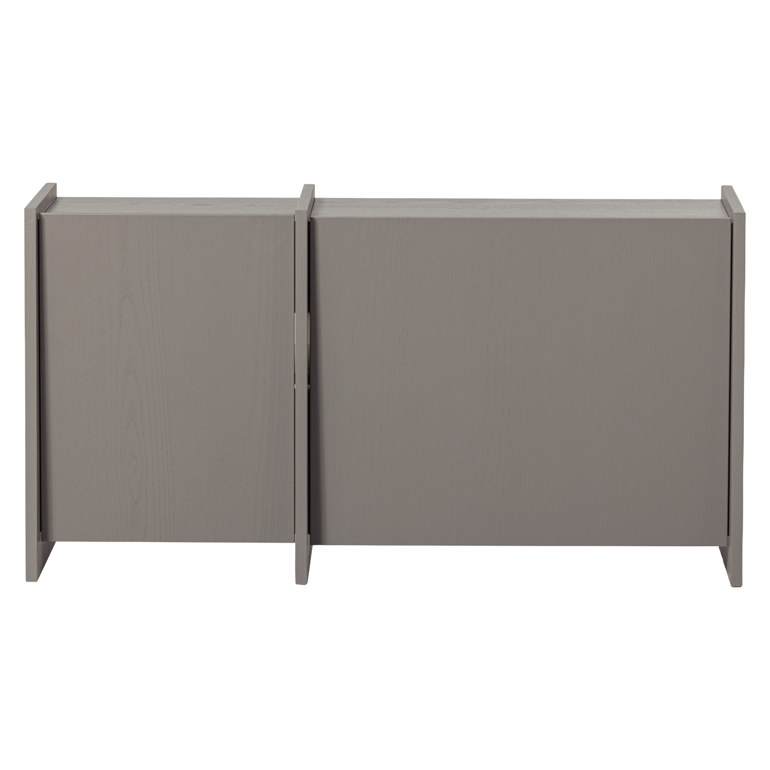 TV Meubel Brock Essen Fineer 102 cm - Warmgrijs - Afbeelding 3