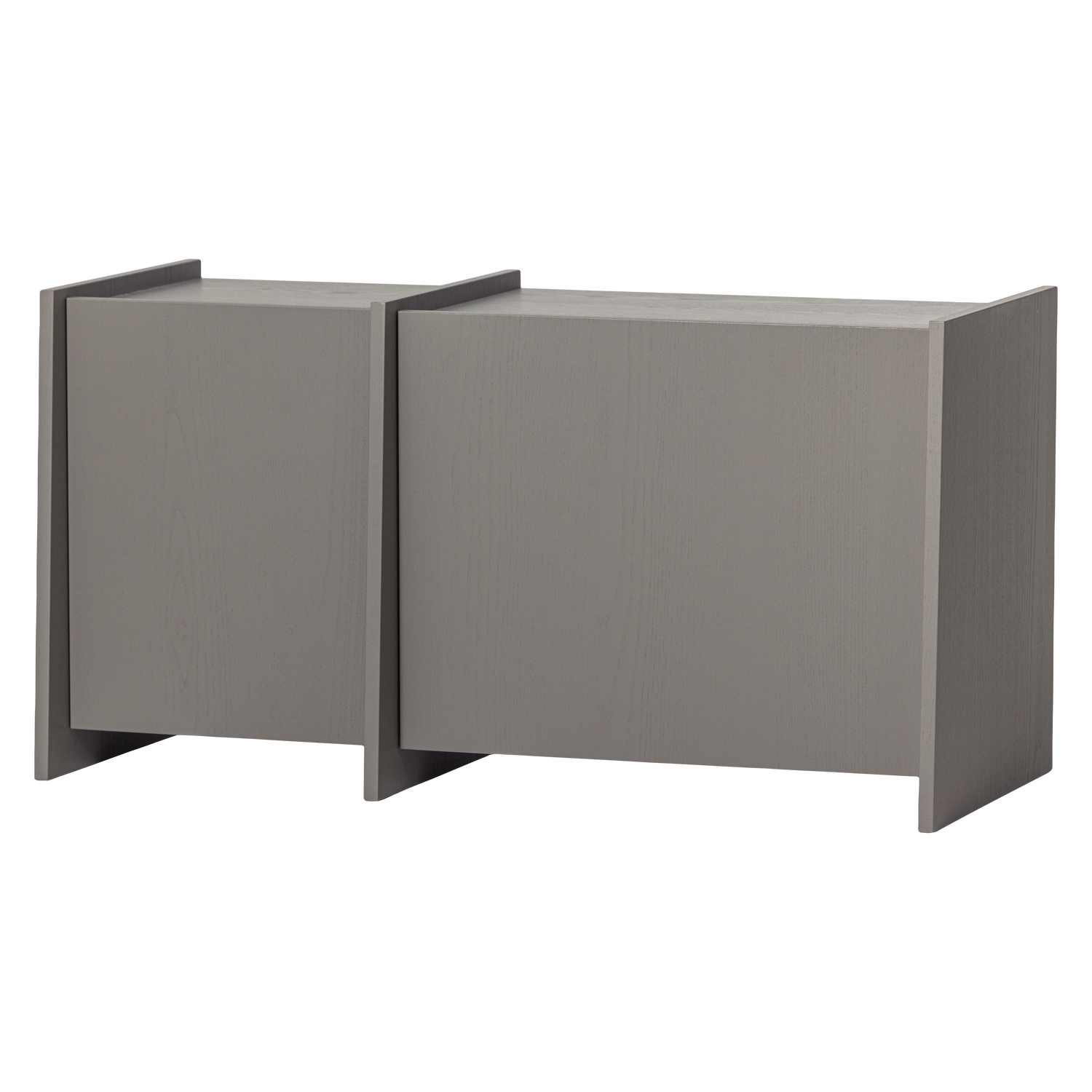 TV Meubel Brock Essen Fineer 102 cm - Warmgrijs