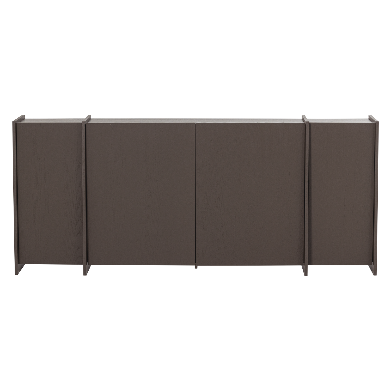 Dressoir Brock Essen Fineer 200 cm - Middenbruin - Afbeelding 4
