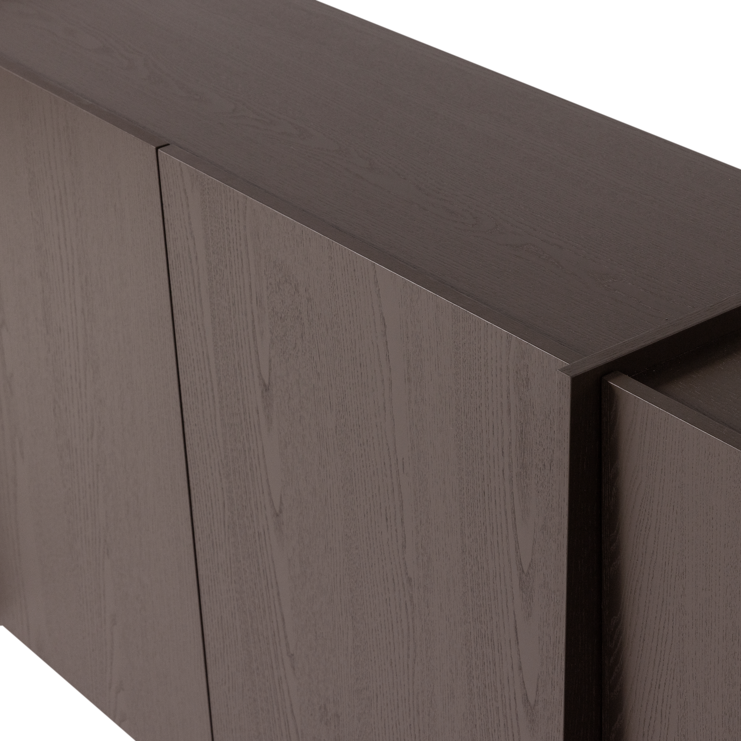 Dressoir Brock Essen Fineer 200 cm - Middenbruin - Afbeelding 7