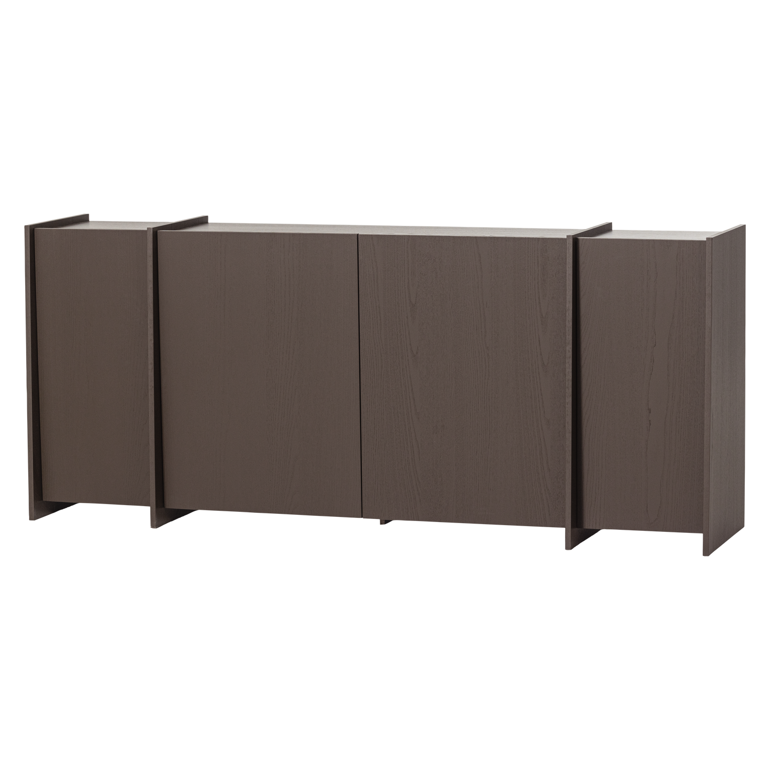 Dressoir Brock Essen Fineer 200 cm - Middenbruin