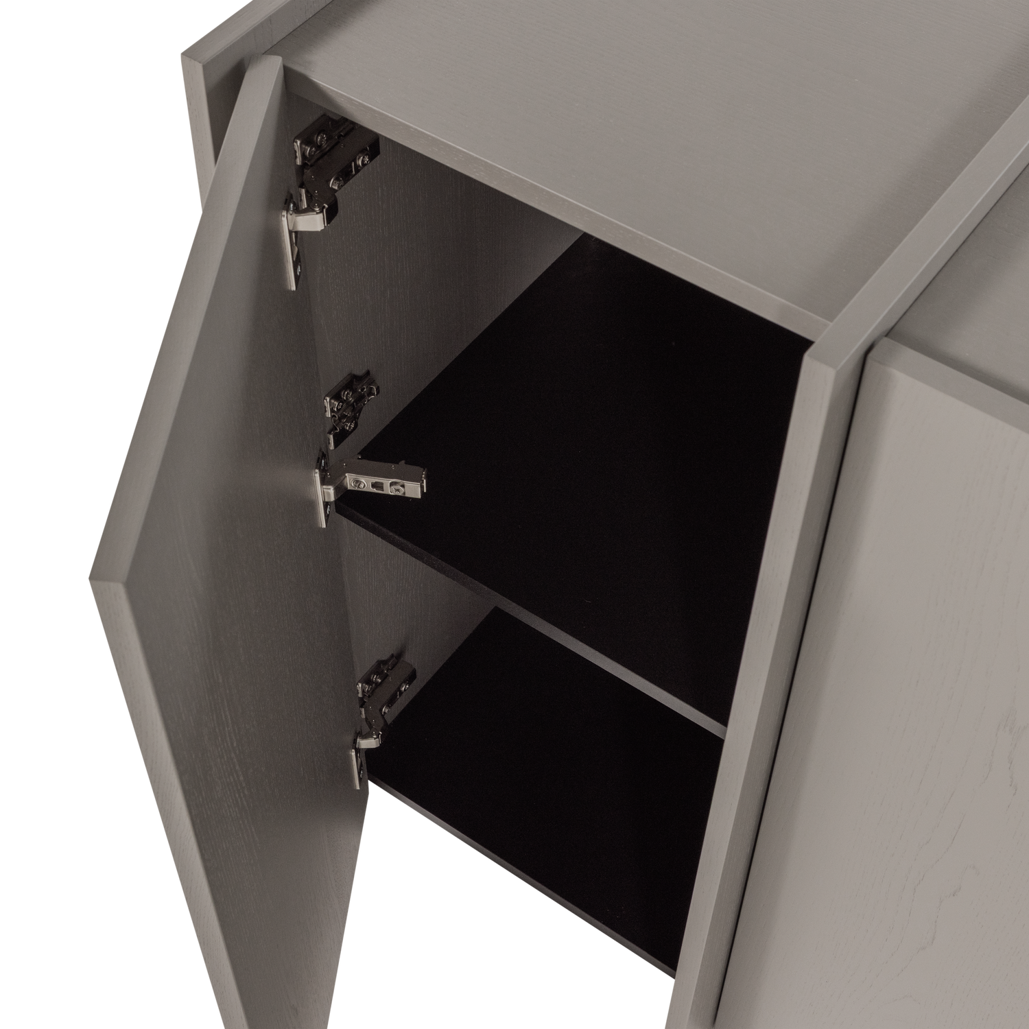 Dressoir Brock Essen Fineer 200 cm - Warmgrijs - Afbeelding 7