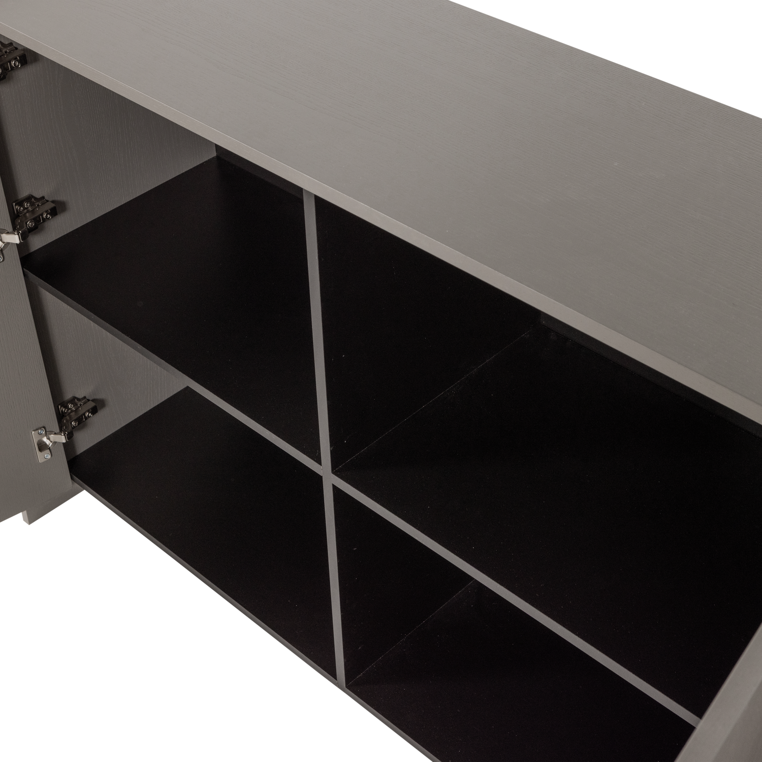 Dressoir Brock Essen Fineer 200 cm - Warmgrijs - Afbeelding 8