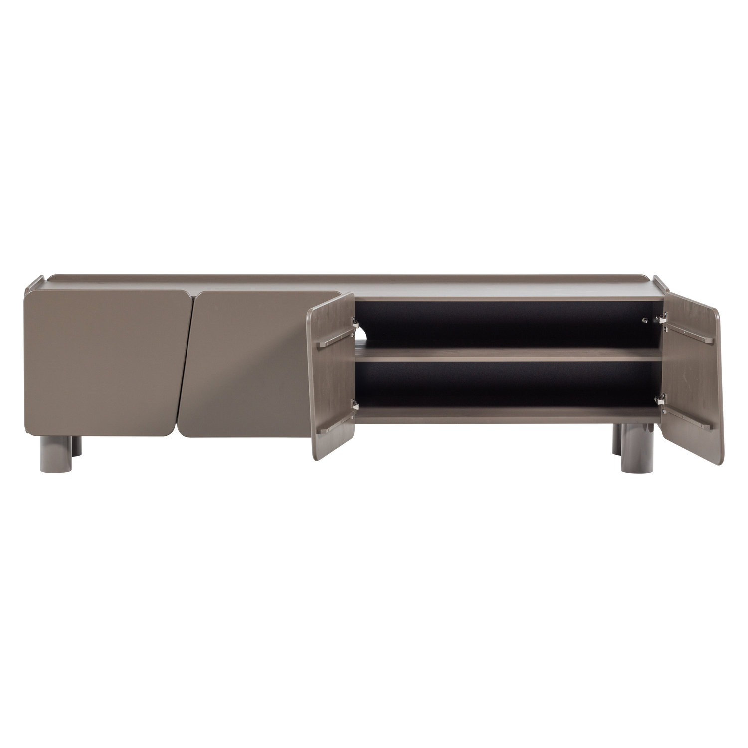 TV Meubel Root Grenen Truffel 200 cm - Bruin - Afbeelding 4