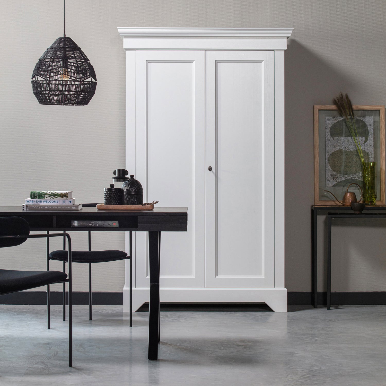 Eetkamerstoel IVY Velvet - Zwart - Afbeelding 9