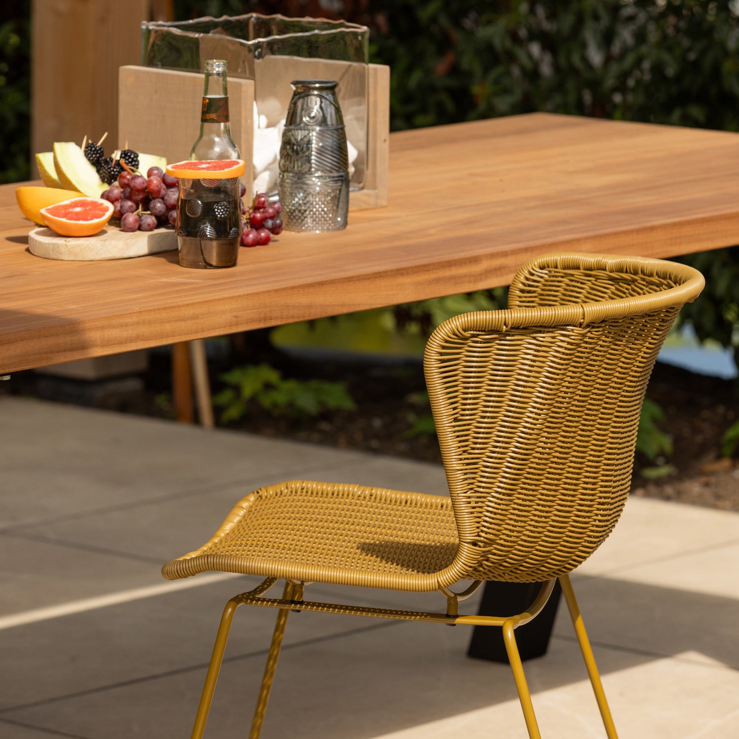 Tuinstoel Wings Rattan - Honinggeel - Afbeelding 5