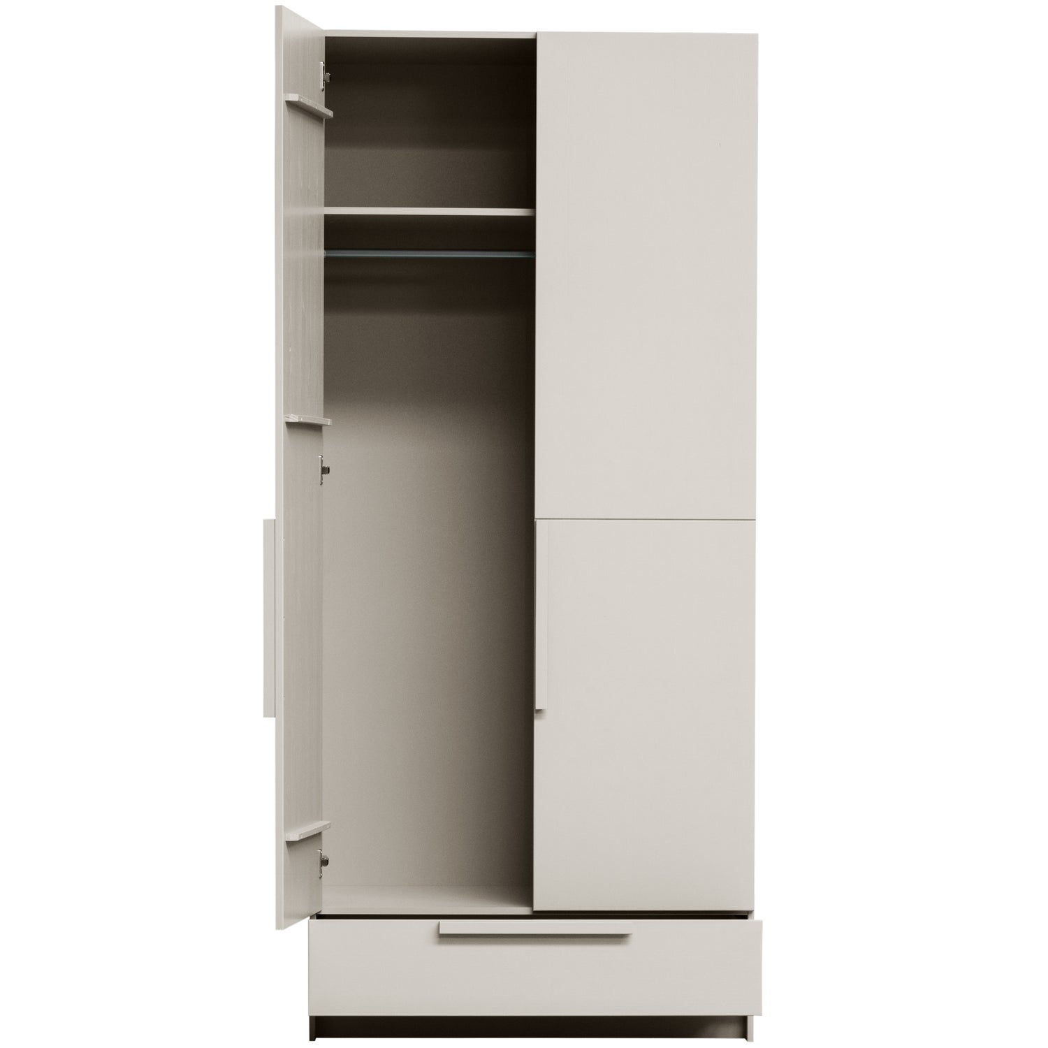 Kledingkast Pure Grenenhout 2-deurs kleur Dust - Afbeelding 5