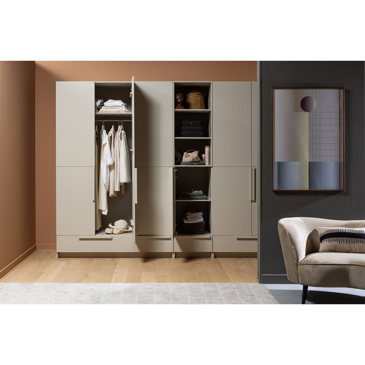 Lounge Fauteuil Sara - Velvet Khaki - Afbeelding 13