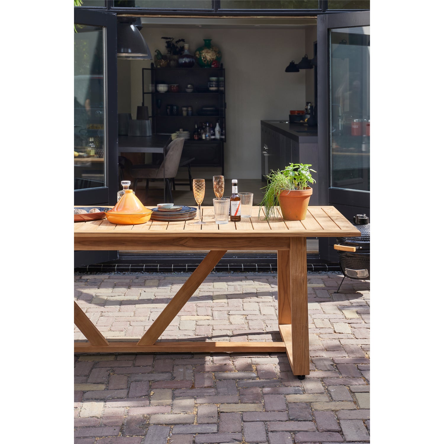 Tuin Eettafel Beaver Teakhout, 240 x 90cm - Afbeelding 4