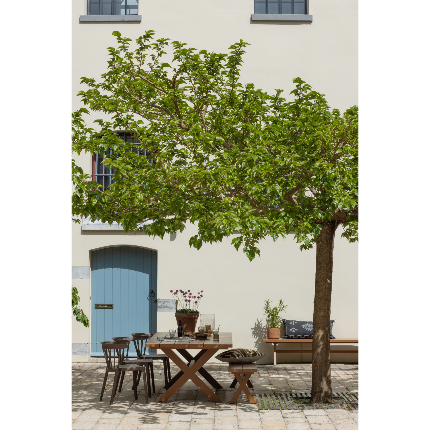 Picknicktafel Delta 220 x 105cm - Terra - Afbeelding 4