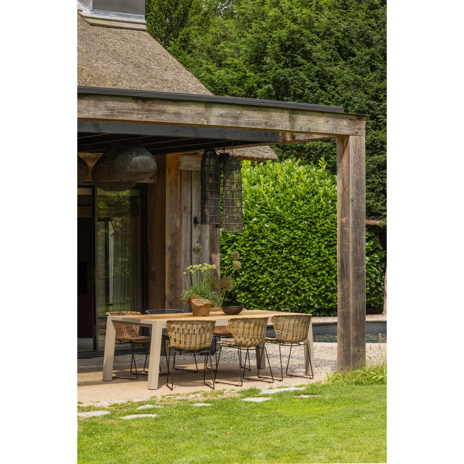 Tuinstoel Wings Rotan - Naturel - Afbeelding 6