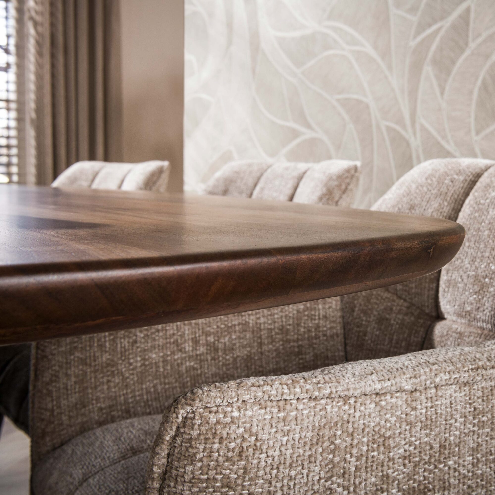Deens Ovale Eettafel Central Acaciahout, 180 x 90cm - Afbeelding 2