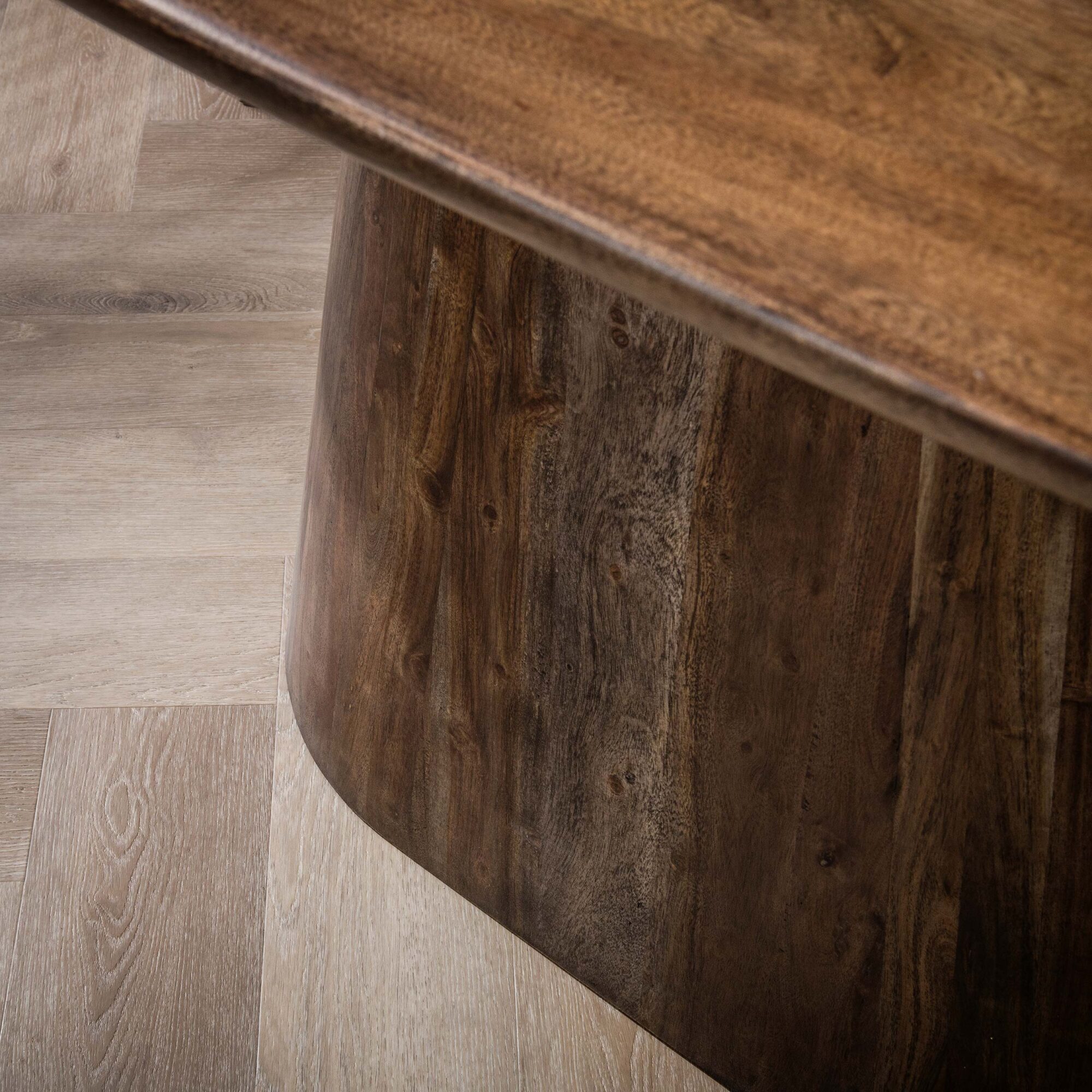 Deens Ovale Eettafel Central Acaciahout, 180 x 90cm - Afbeelding 3