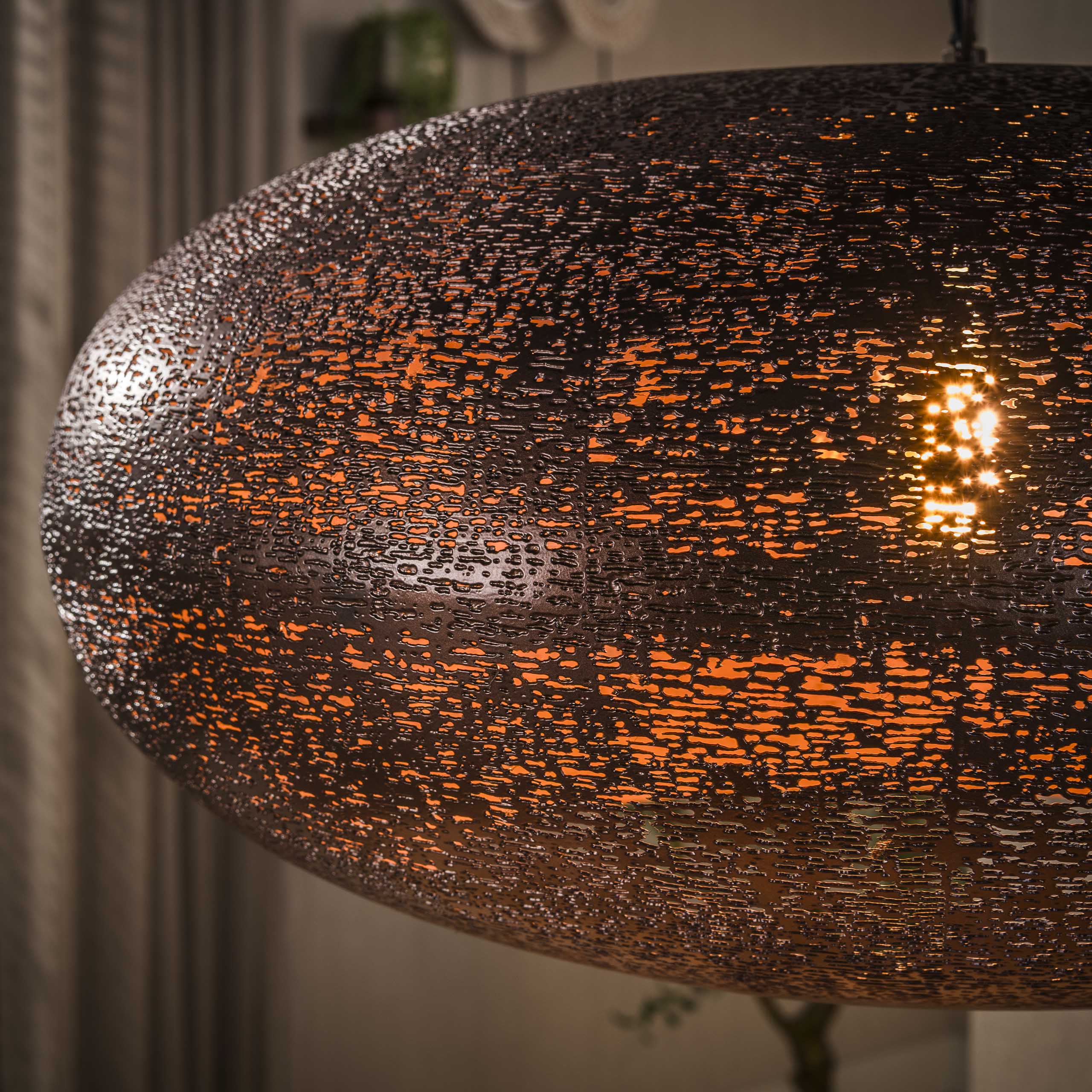 Hanglamp Cielo kleur Antiek Koper - 68 cm - Afbeelding 3