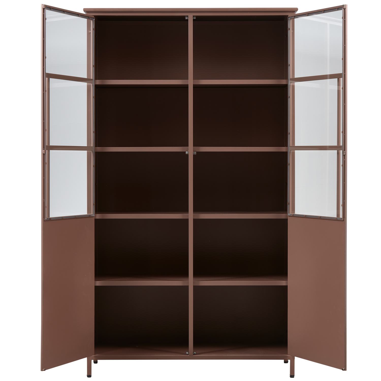 Vitrinekast Exhibit 170 x 99cm - Tan - Afbeelding 5