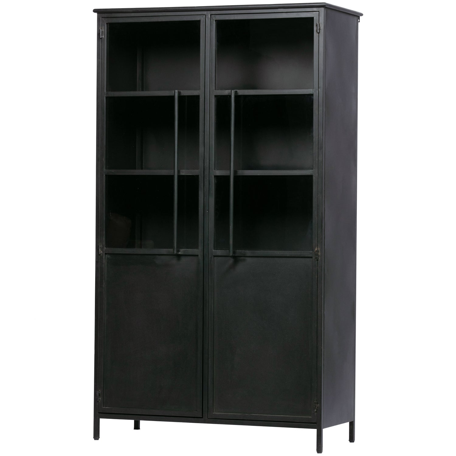 Vitrinekast Exhibit 170 x 99cm - Zwart
