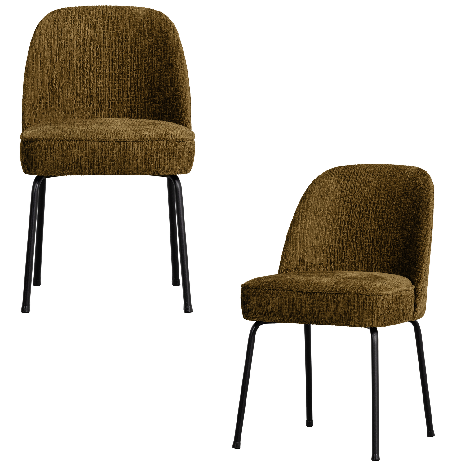 Eetkamerstoel Vogue - Structure Velvet Brass - Afbeelding 7
