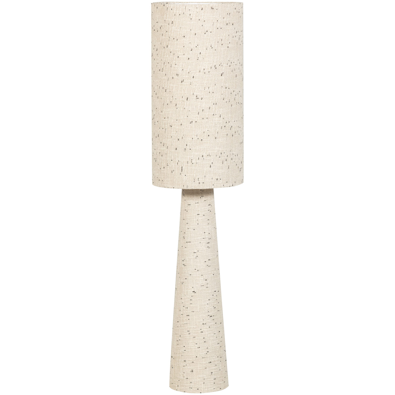 Vloerlamp Loft Bouclé met dessin, 130cm - Naturel/Stippen