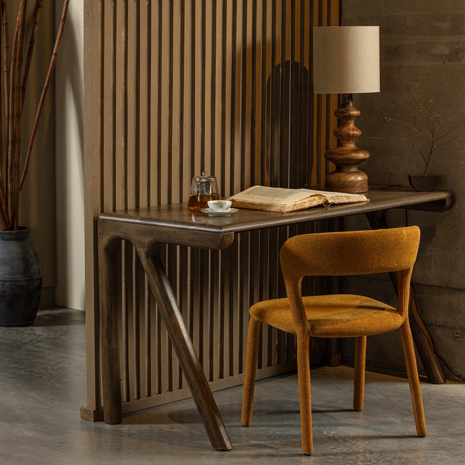 Bureau Tug Mangohout, 130 x 60cm - Afbeelding 9