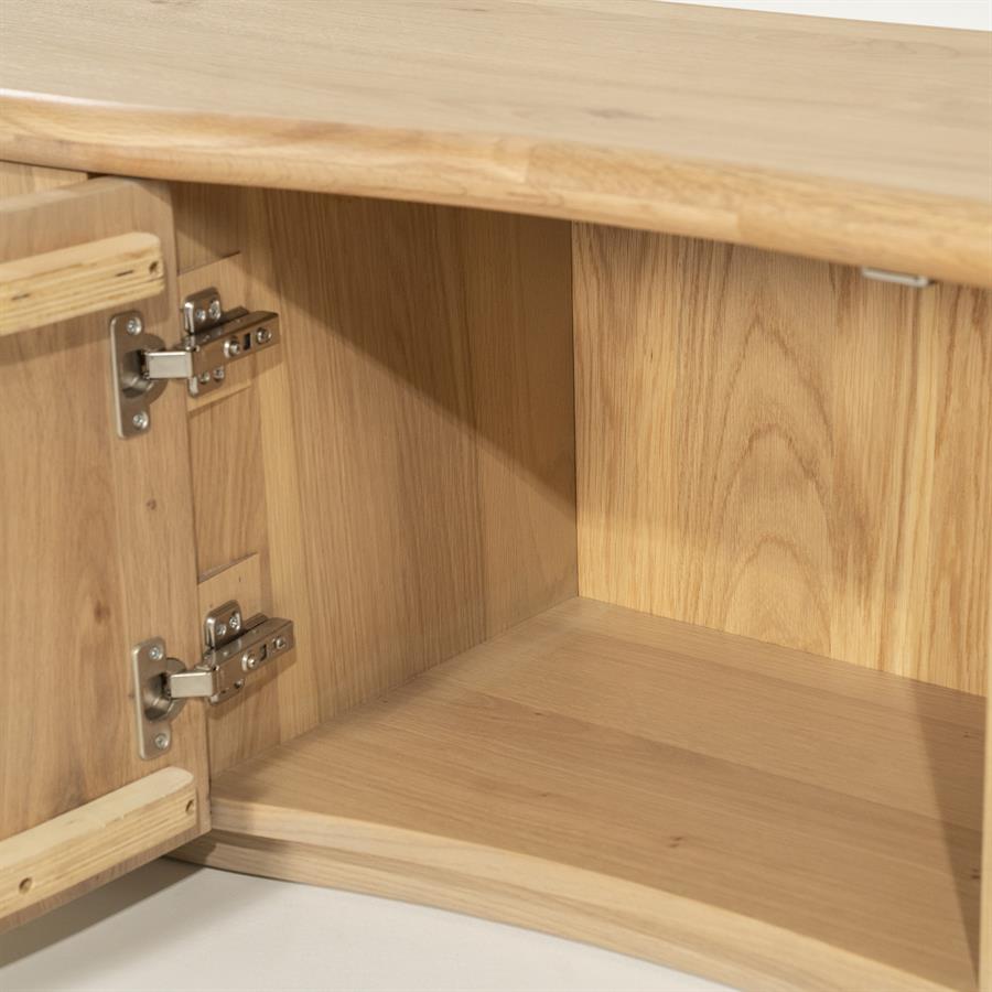 TV meubel Josh Eikenhout 180 cm - naturel - Afbeelding 20