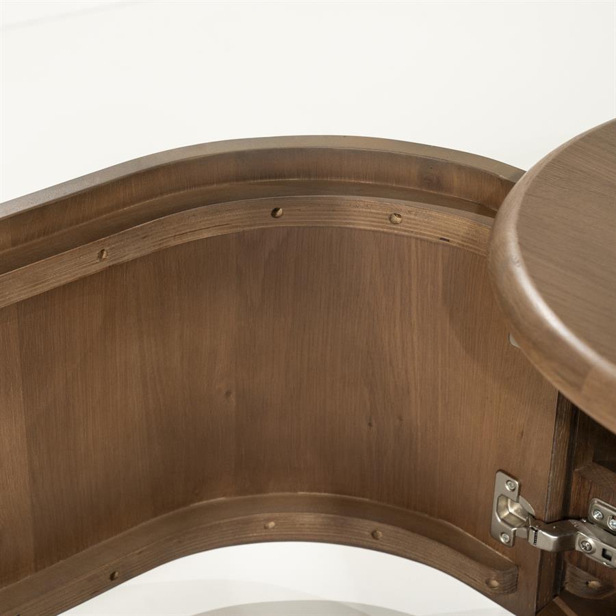 TV meubel Josh Eikenhout 240 cm - bruin - Afbeelding 25