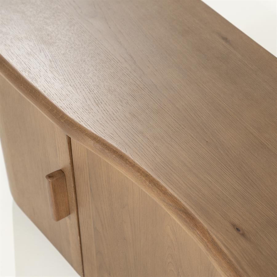 TV meubel Josh Eikenhout 240 cm - bruin - Afbeelding 26
