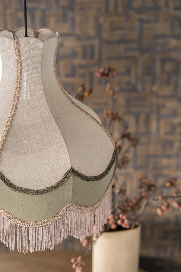 Hanglamp Fringaloo Katoen en jute - Afbeelding 7