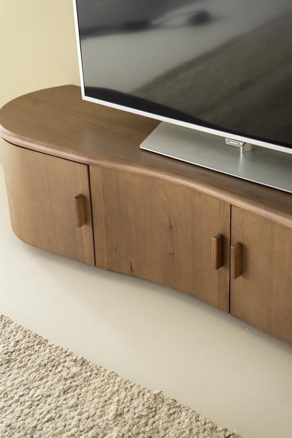 TV meubel Josh Eikenhout 240 cm - bruin - Afbeelding 28