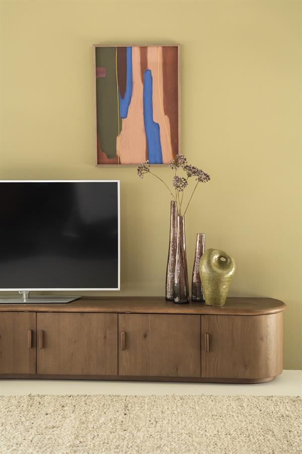 TV meubel Josh Eikenhout 240 cm - bruin - Afbeelding 29