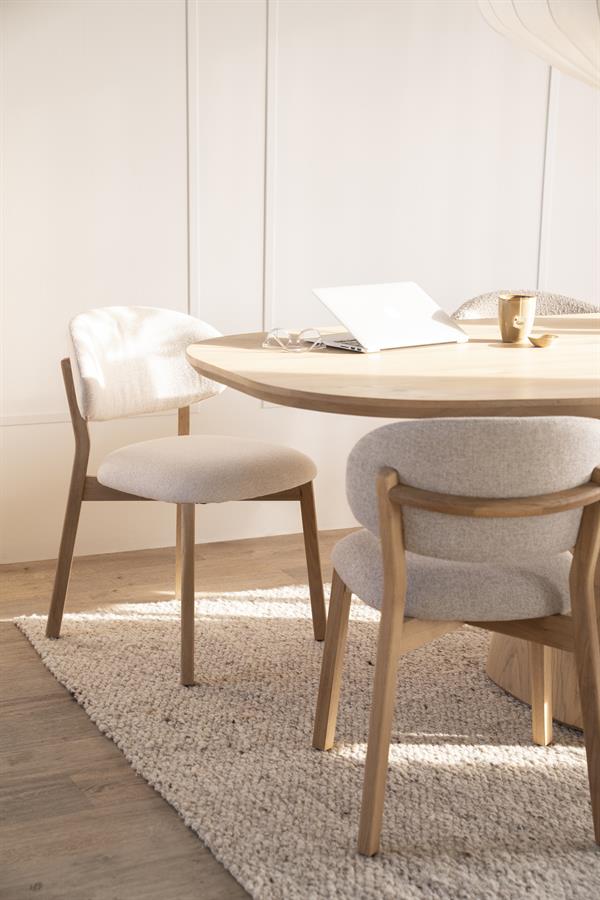 Eetkamerstoel Mikky Naturel - Beige - Afbeelding 32