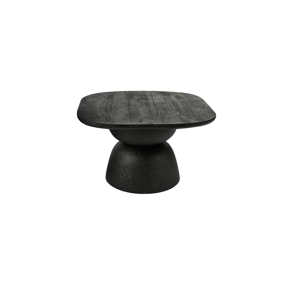 Vierkante Salontafel Barza zwart 60 cm