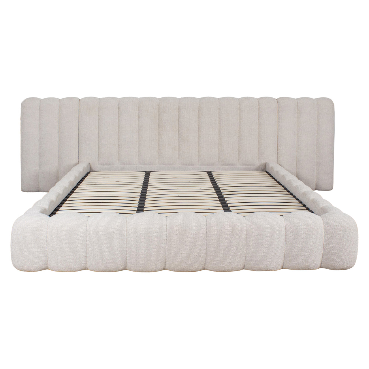 Bed Cupidon Met uitklapbare bedbodem 180 x 210cm Crème - Afbeelding 6