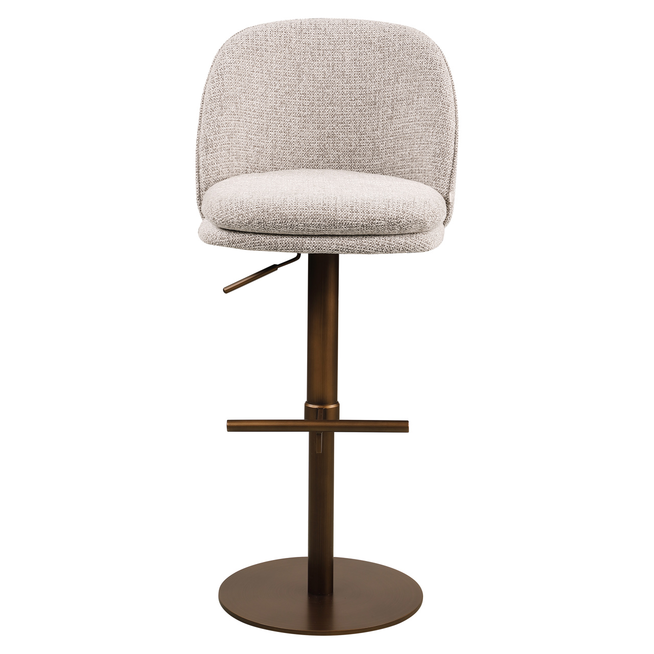 Draaibare Barstoel Vesper - mocca fancy (zitte 82 cm ) - Afbeelding 10
