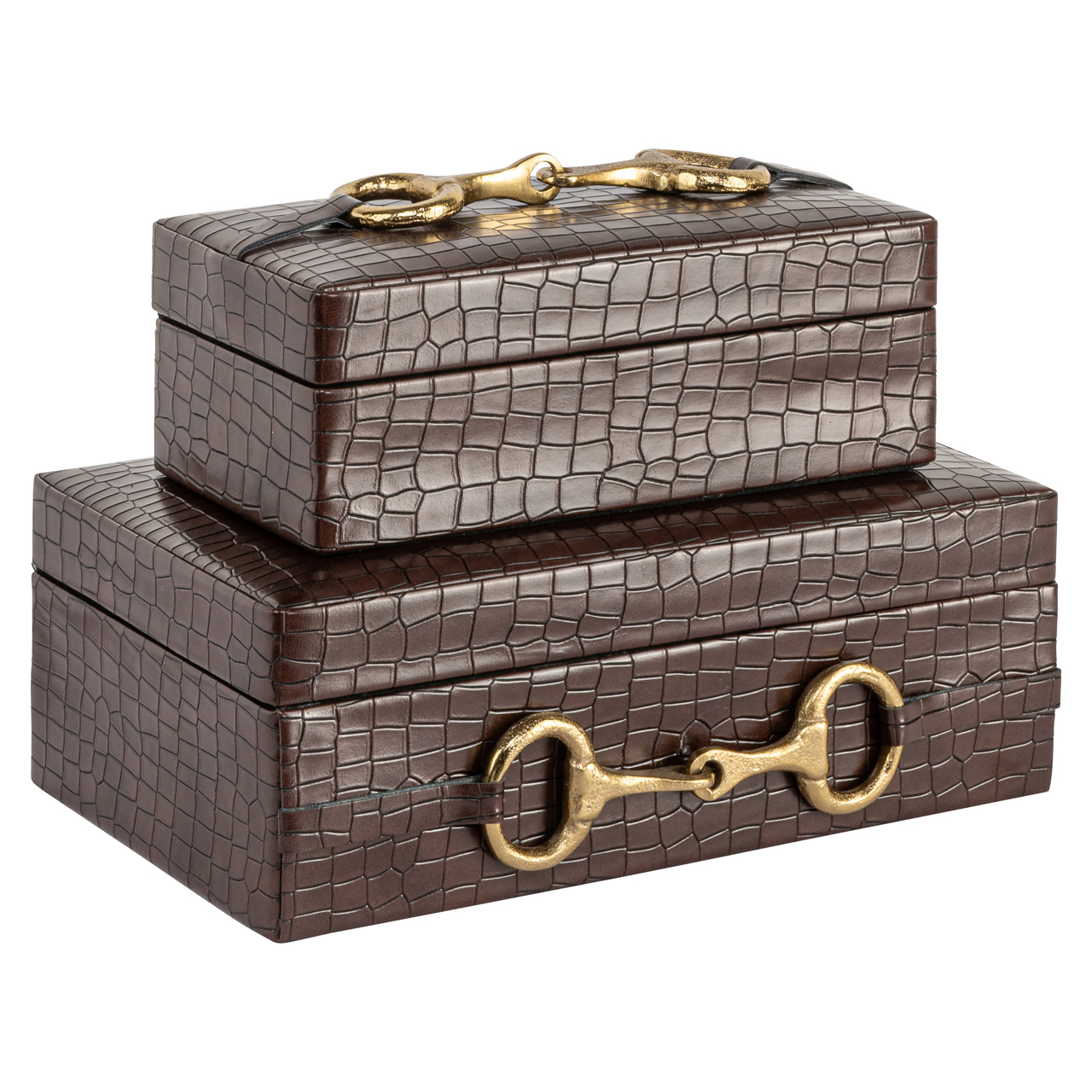 Juwelendoos Rex dark - Bruin small - Afbeelding 12