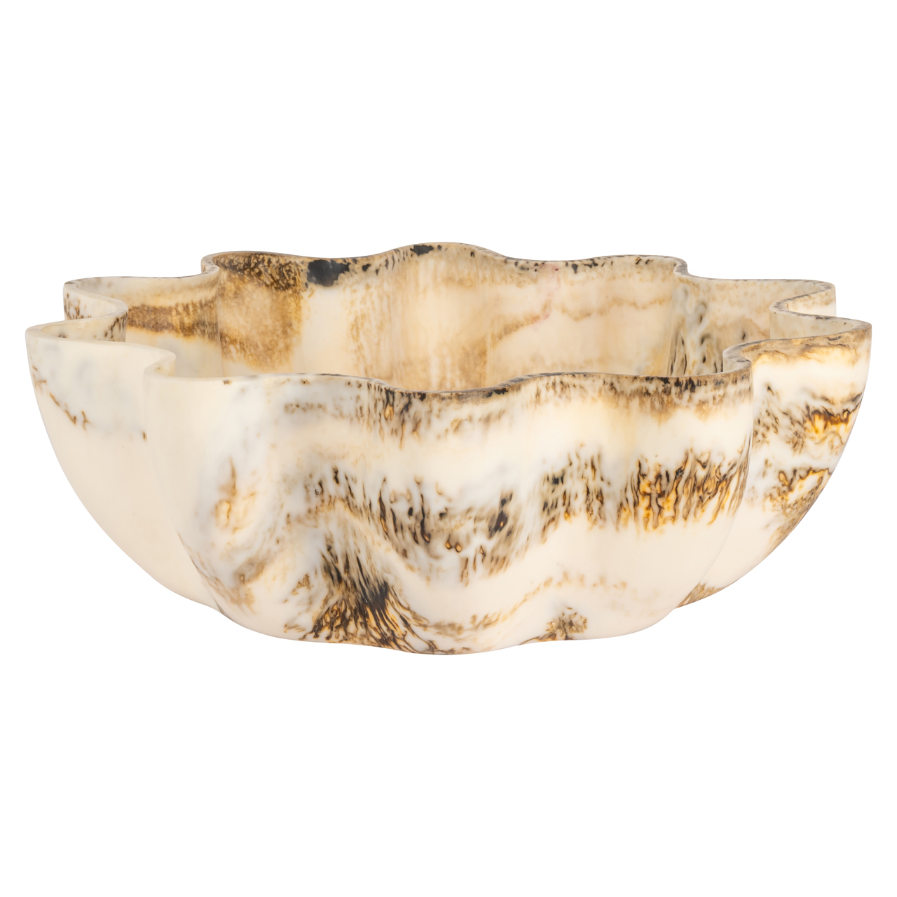 Schaal Lotus - Naturel 36cm - Afbeelding 3