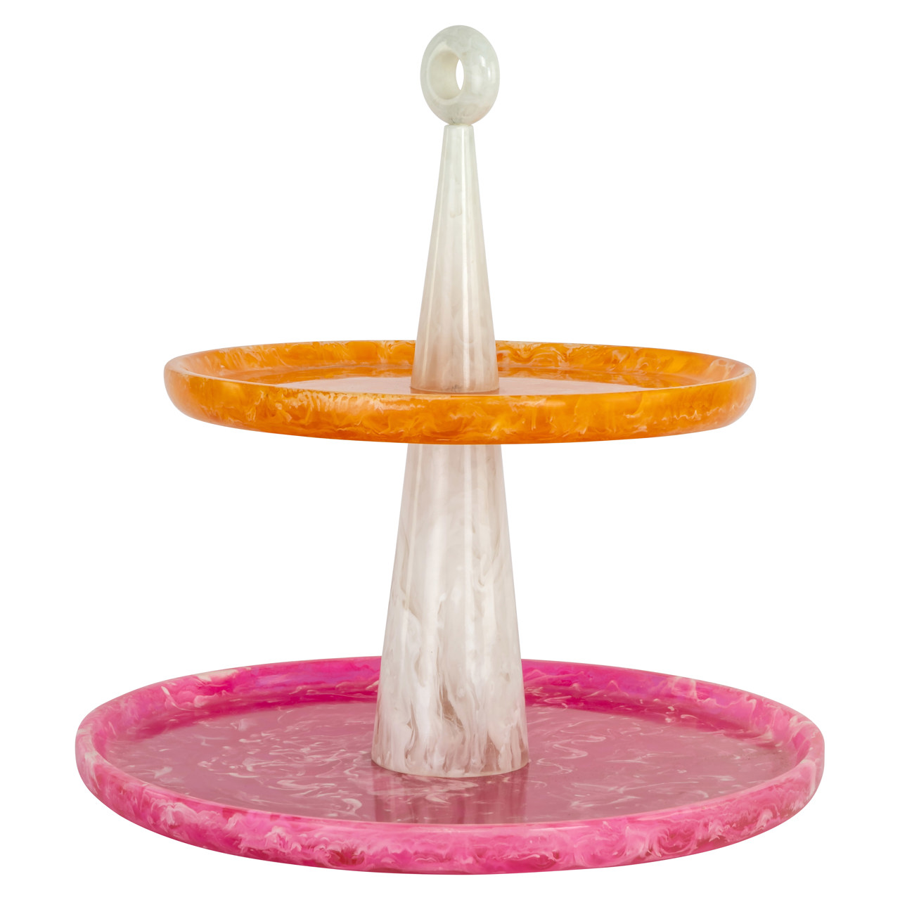Taartplateau Posy roze/oranje - Afbeelding 5
