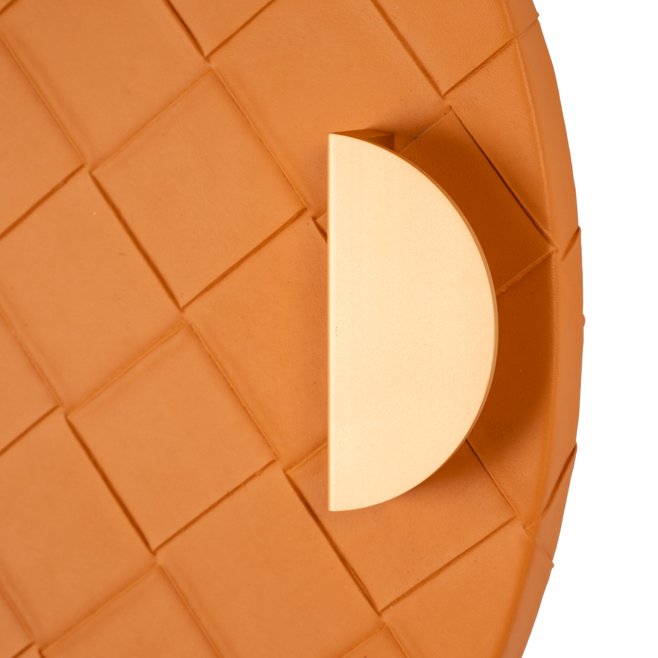 Dienblad Mavey Lederlook, kleur Oranje - Afbeelding 8