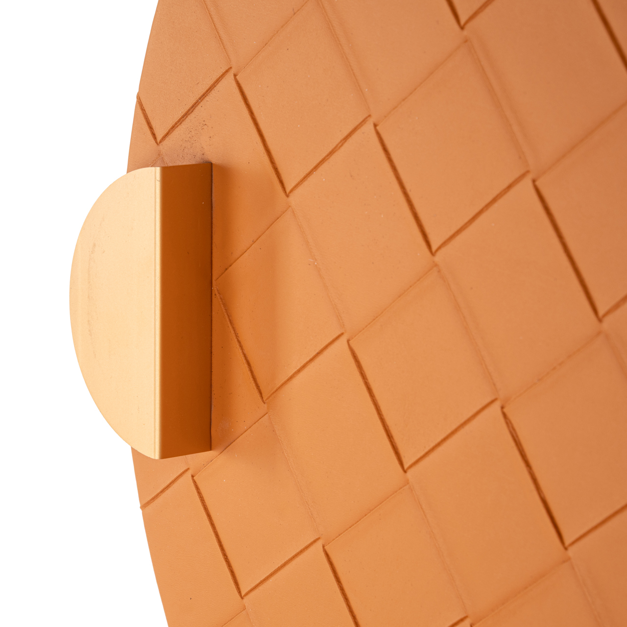 Dienblad Mavey Lederlook, kleur Oranje - Afbeelding 7