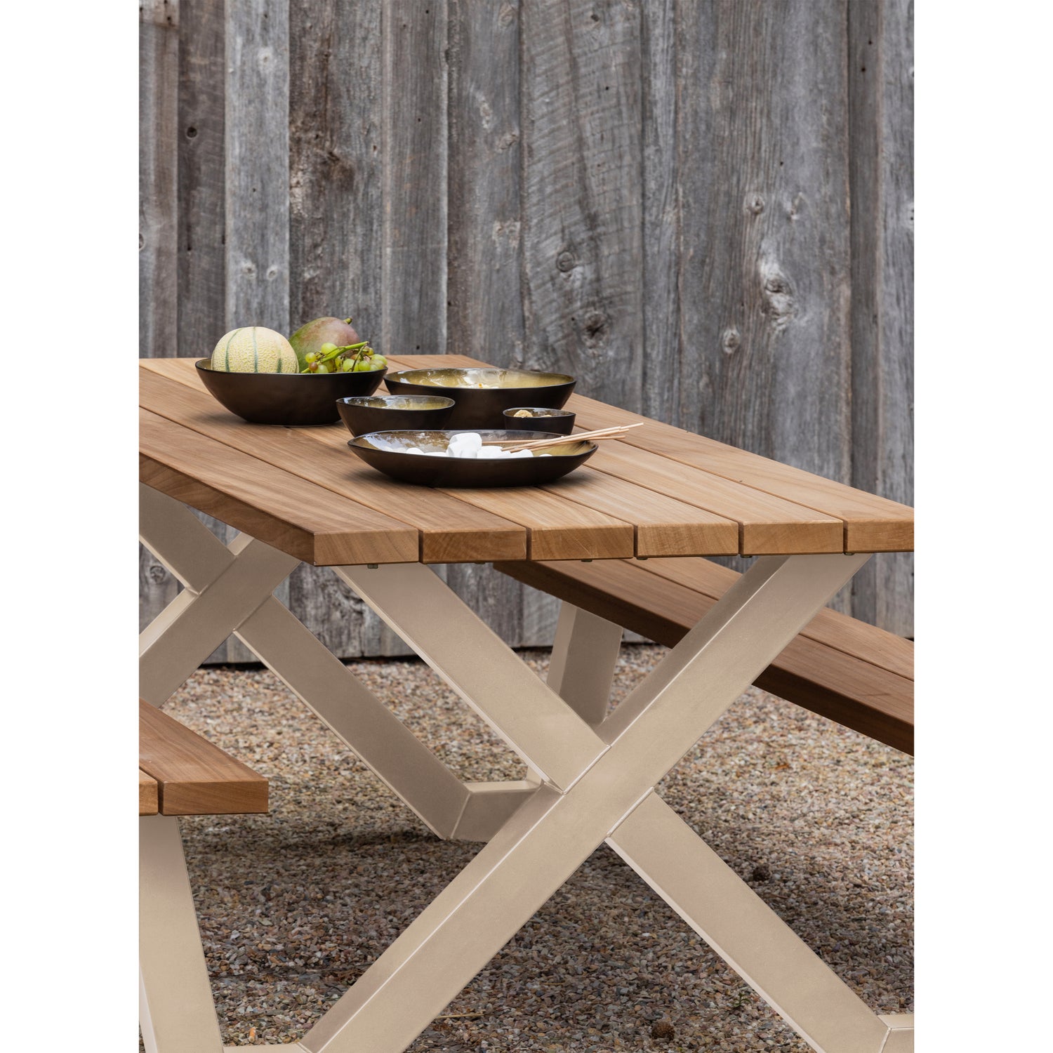 Picknicktafel Tablo 206 x 145cm, kleur Zand - Afbeelding 2