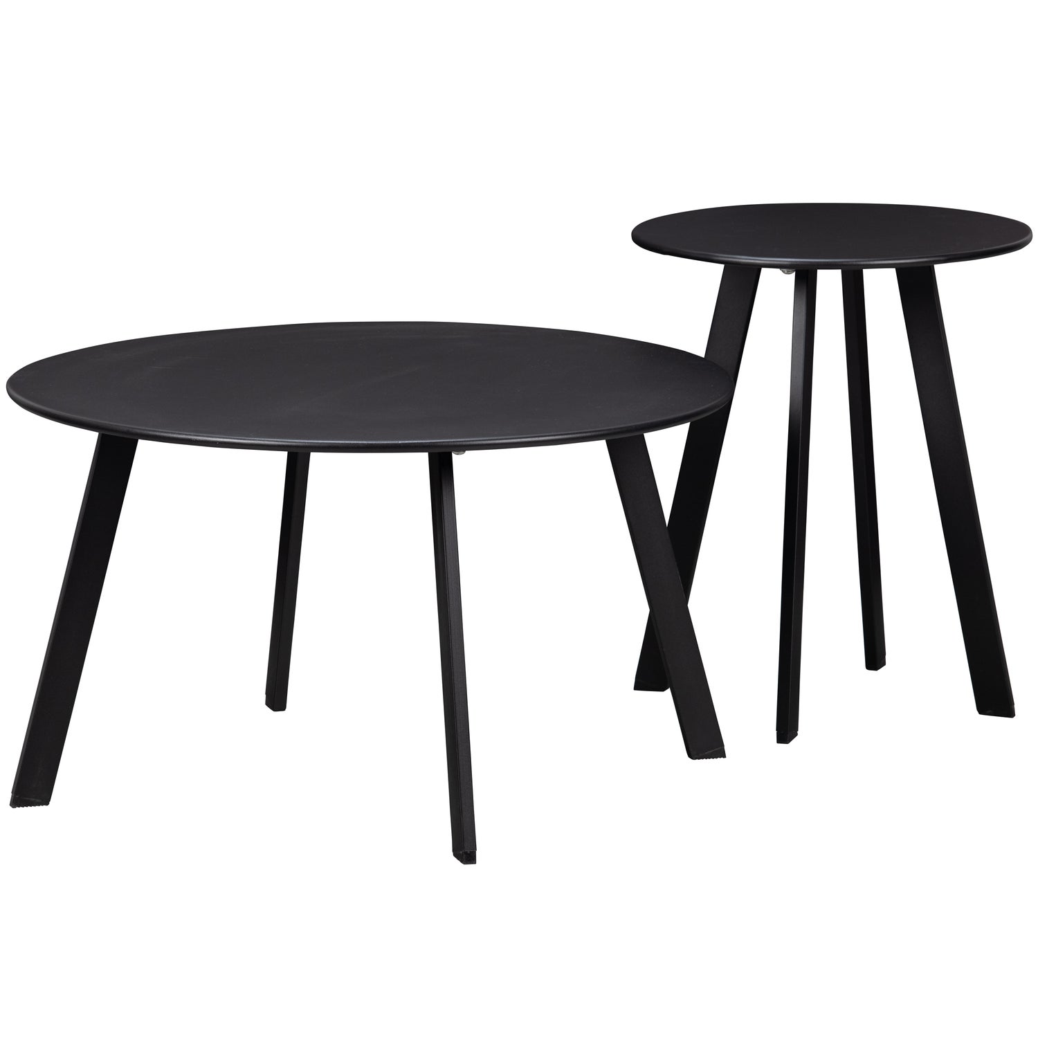 Tuin Bijzettafel Fer Ø70cm - Zwart - Afbeelding 5