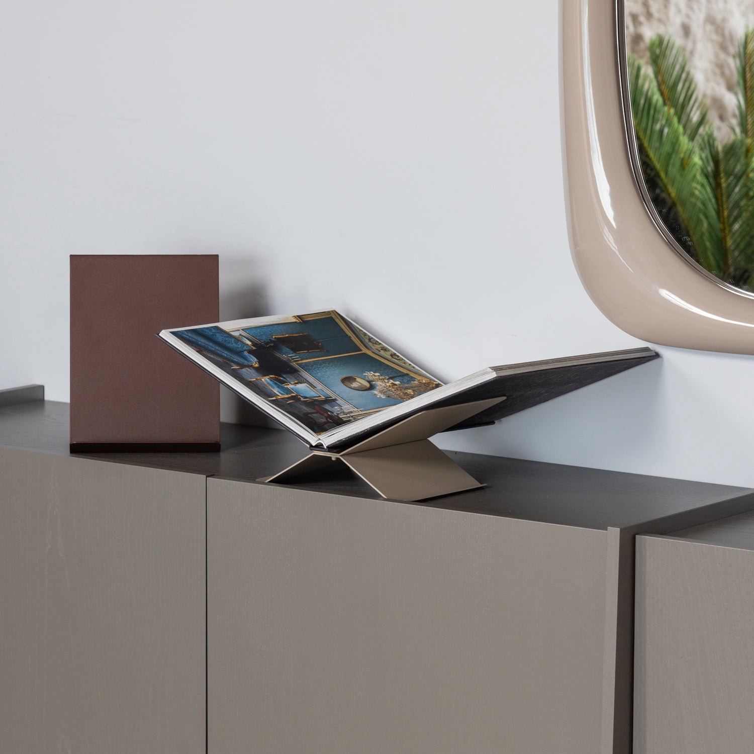 Boekenstandaard Brook Staand - Metaal Donkerbruin - Afbeelding 2