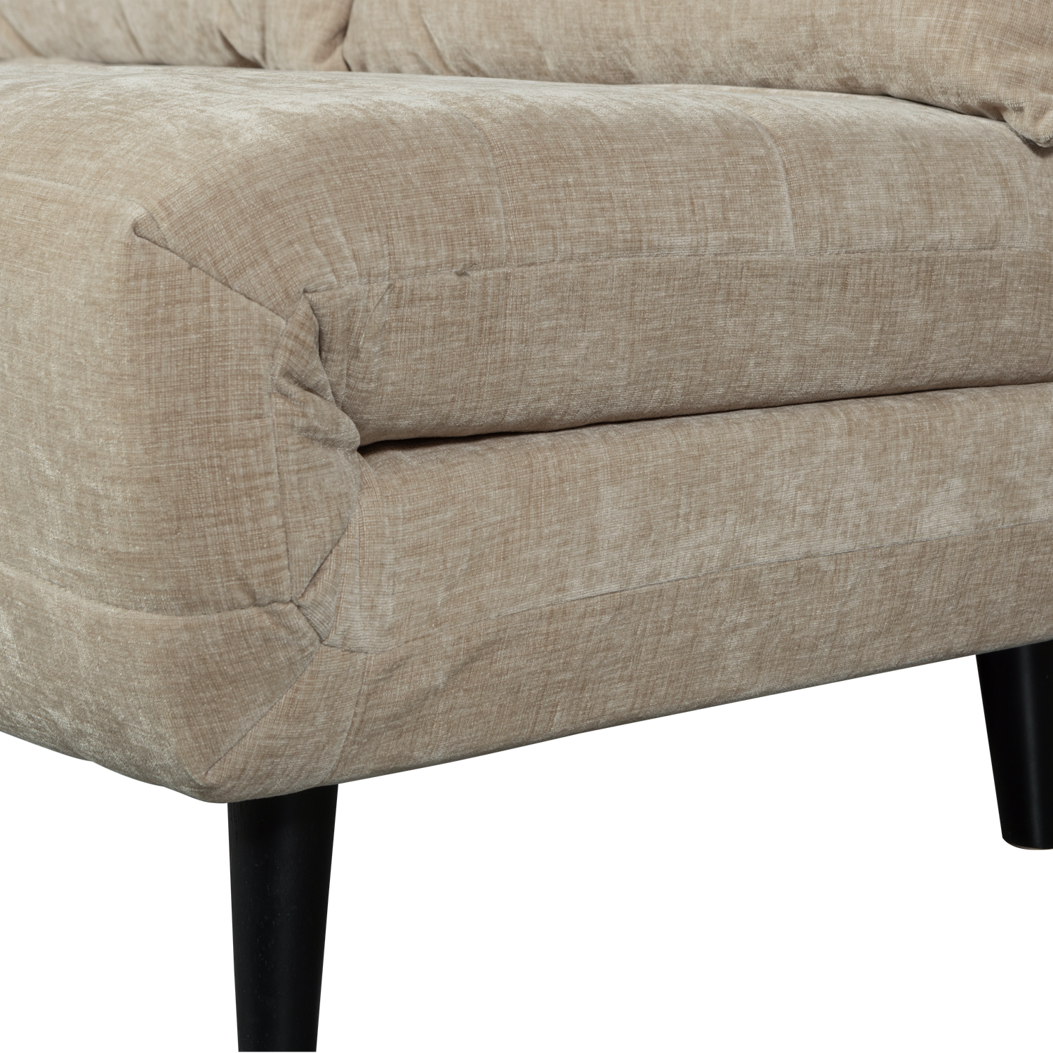Slaapbank Xem Chenille, kleur Naturel - Afbeelding 11